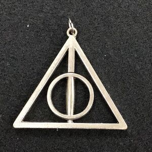 Pendant, Harry Potter, style ring, and a triangle